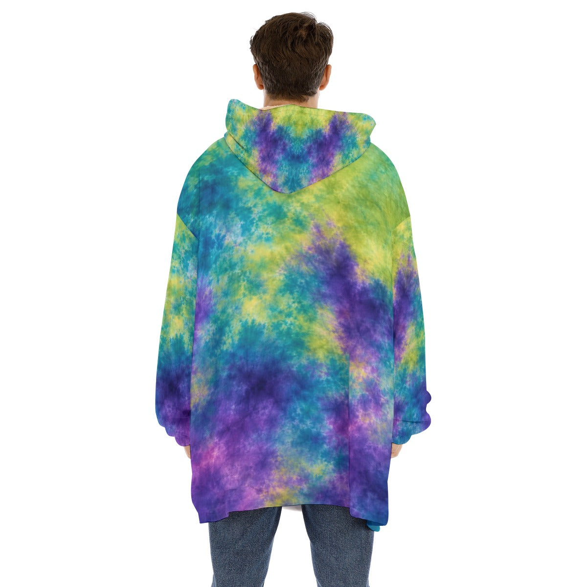 Unisex Sherpa-Fleece Hoodie Blanket - view 4