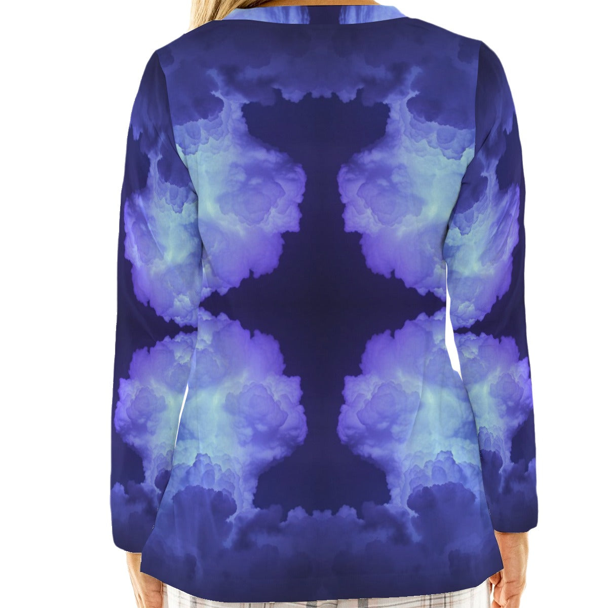 Women's Loose V-Neck T-Shirt With Long Sleeve