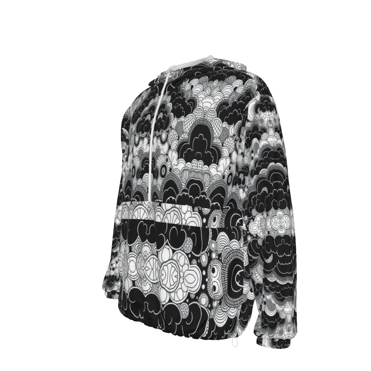 Unisex Pullover Jacket With Zipper Closure