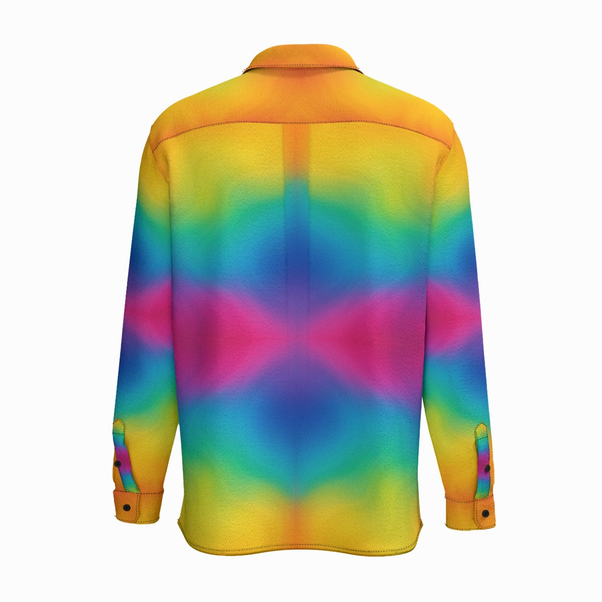 Men's Business Lapel Long Sleeve Shirt With Pocket|110GSM Imitation Flax