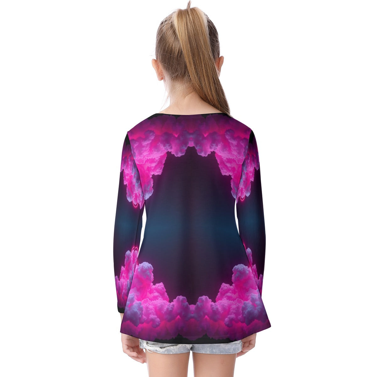 Unisex Kid's Long Sleeve O-neck T-shirt