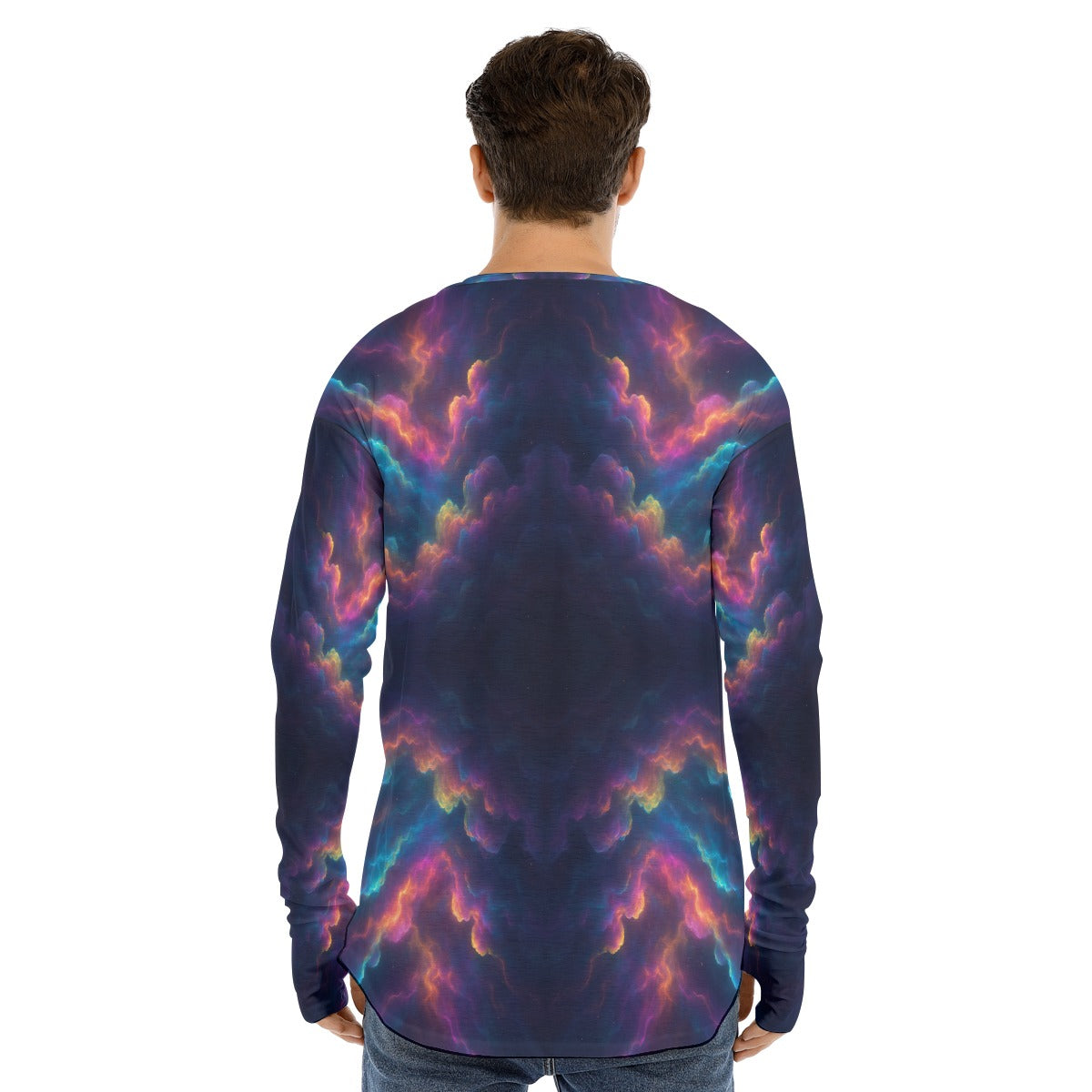 Men's Fingerless Long Sleeve T-shirt