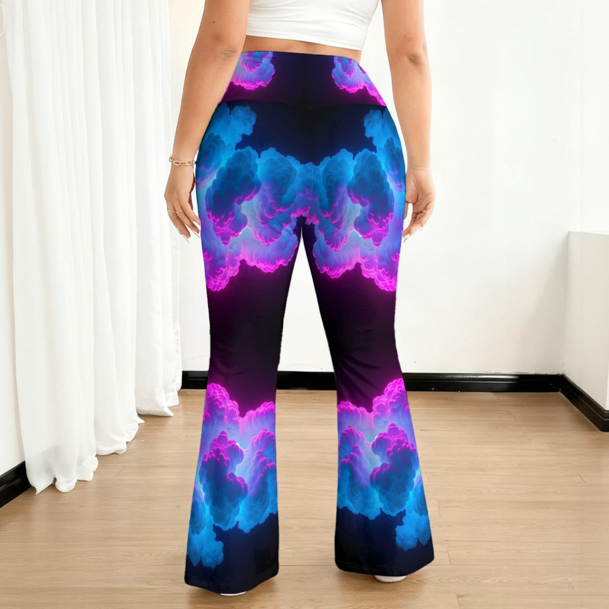All-over print Women's Flare Yoga Pants