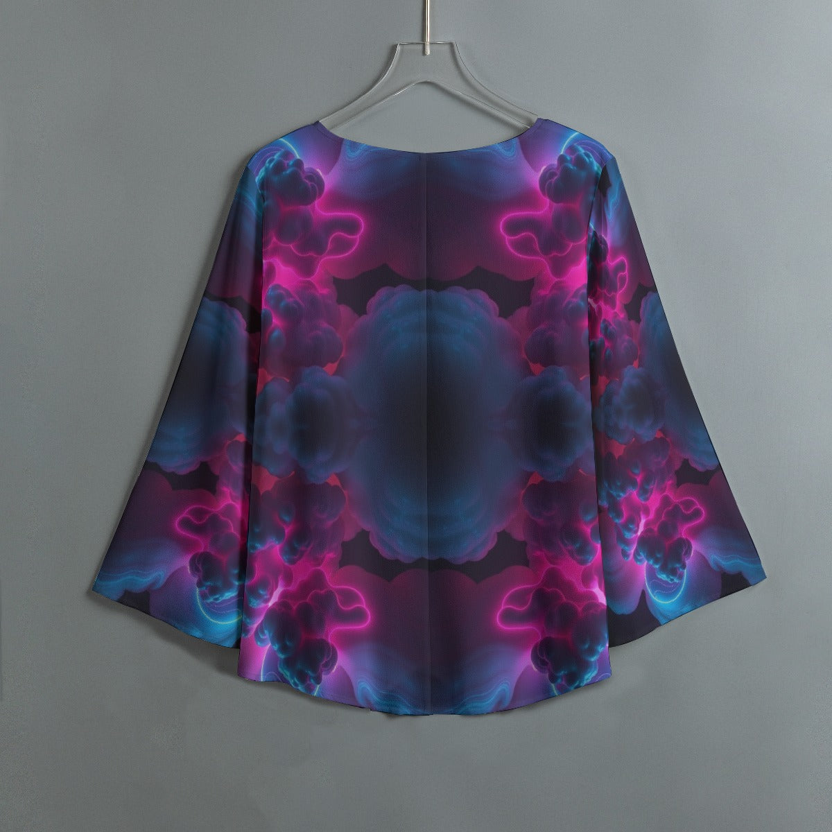 Women's V-neck T-shirt With Irregular Hem