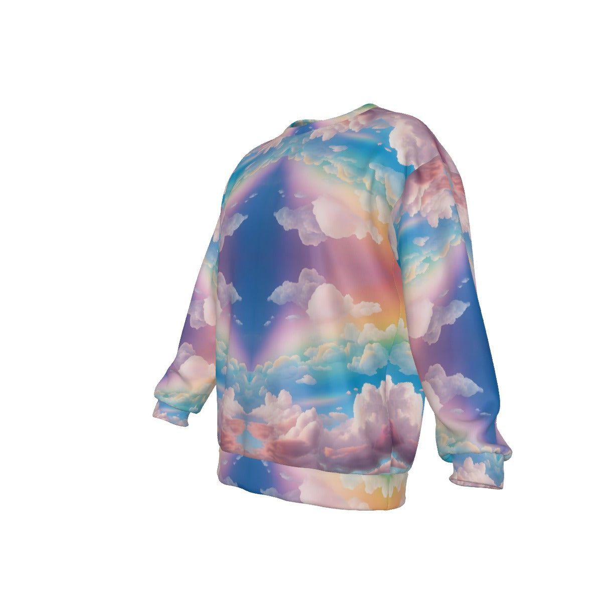 Men's Drop Shoulder Round Neck Long-Sleeved Sweatshirt