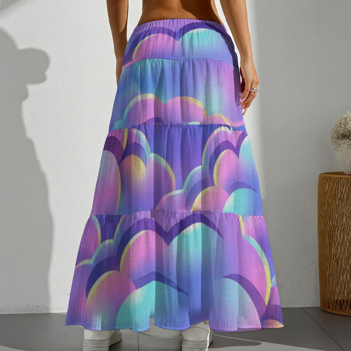Women's Pleated Long Skirt
