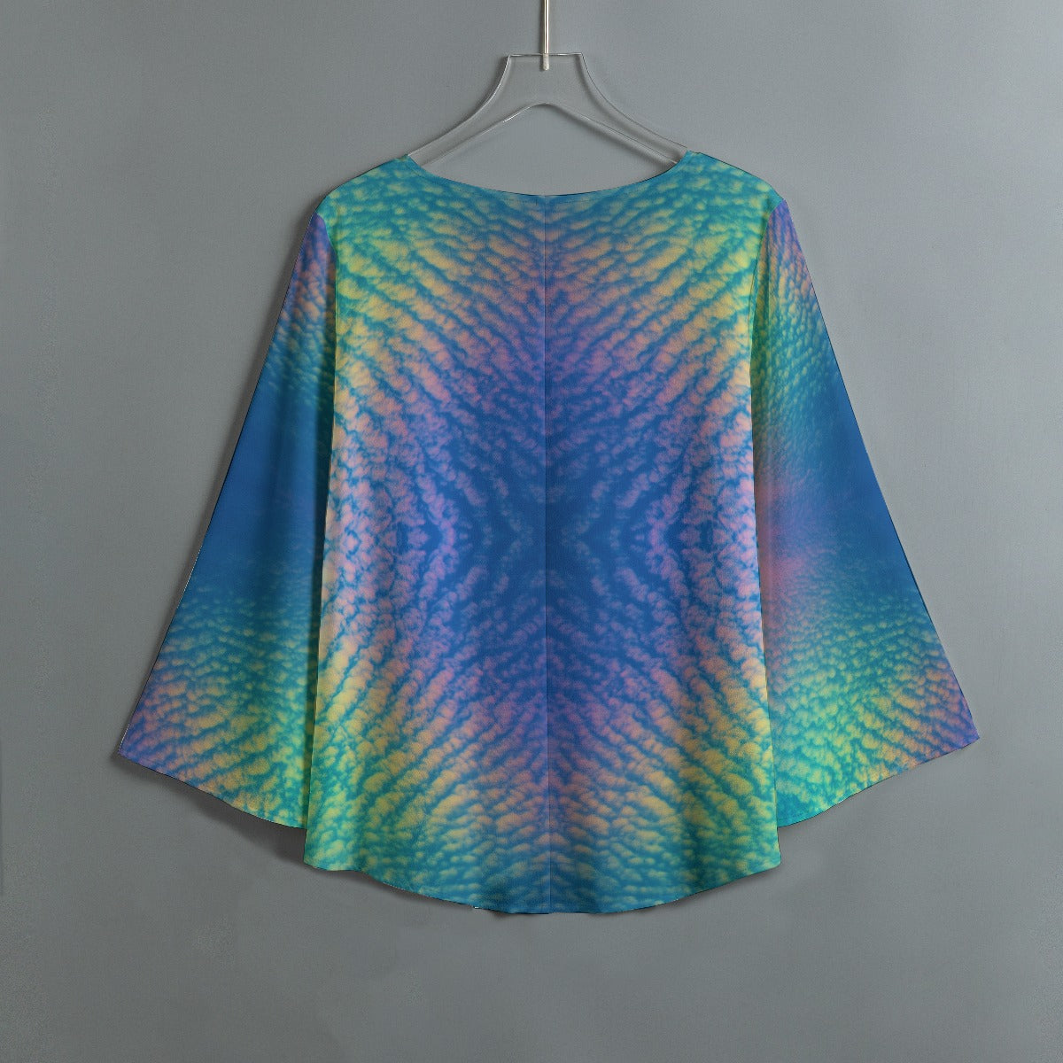 Women's V-neck T-shirt With Irregular Hem