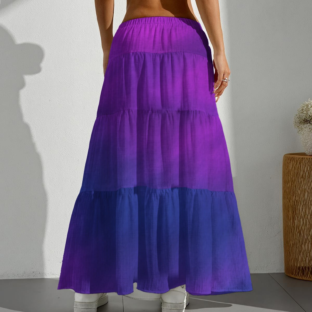 Women's Pleated Long Skirt