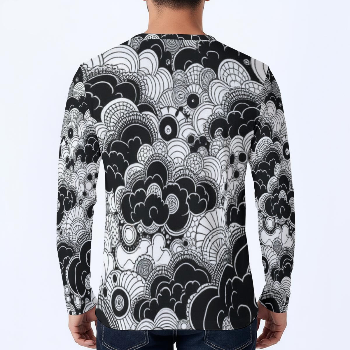 Men's Classic Long-Sleeve Henley Shirt