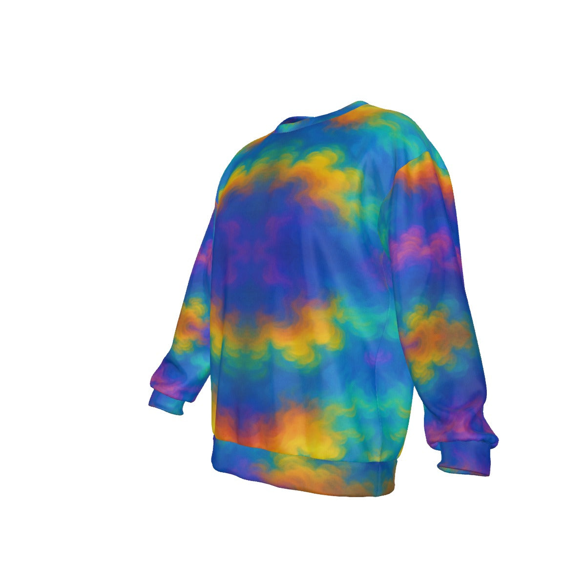 Men's Drop Shoulder Round Neck Long-Sleeved Sweatshirt