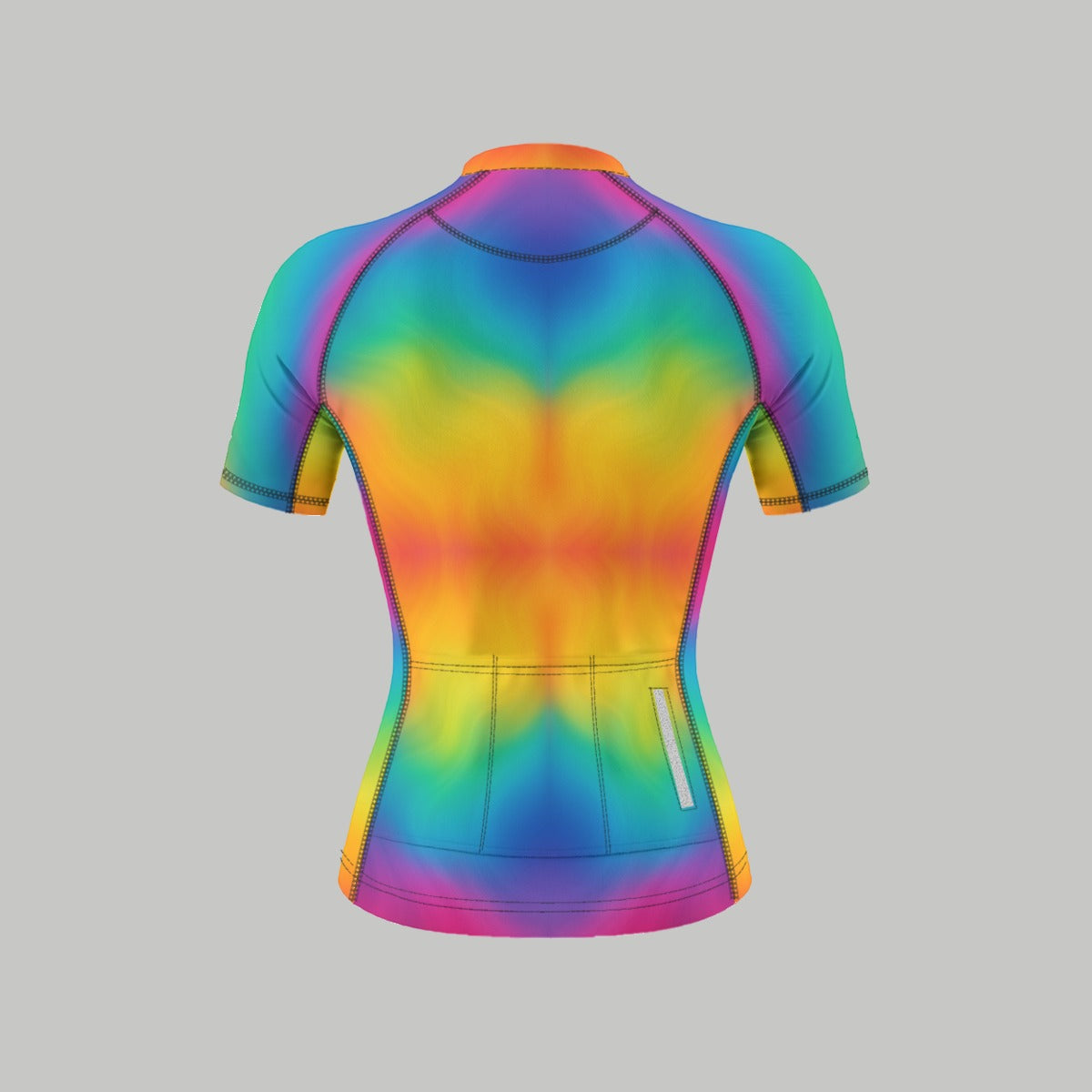Women's Anti-Slip Raglan Cycling Jersey With Short Sleeve