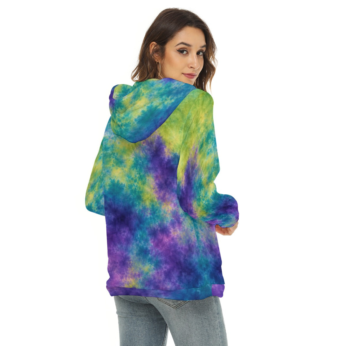 Women’s Borg-Fleece Half-Zip Hoodie - view 4