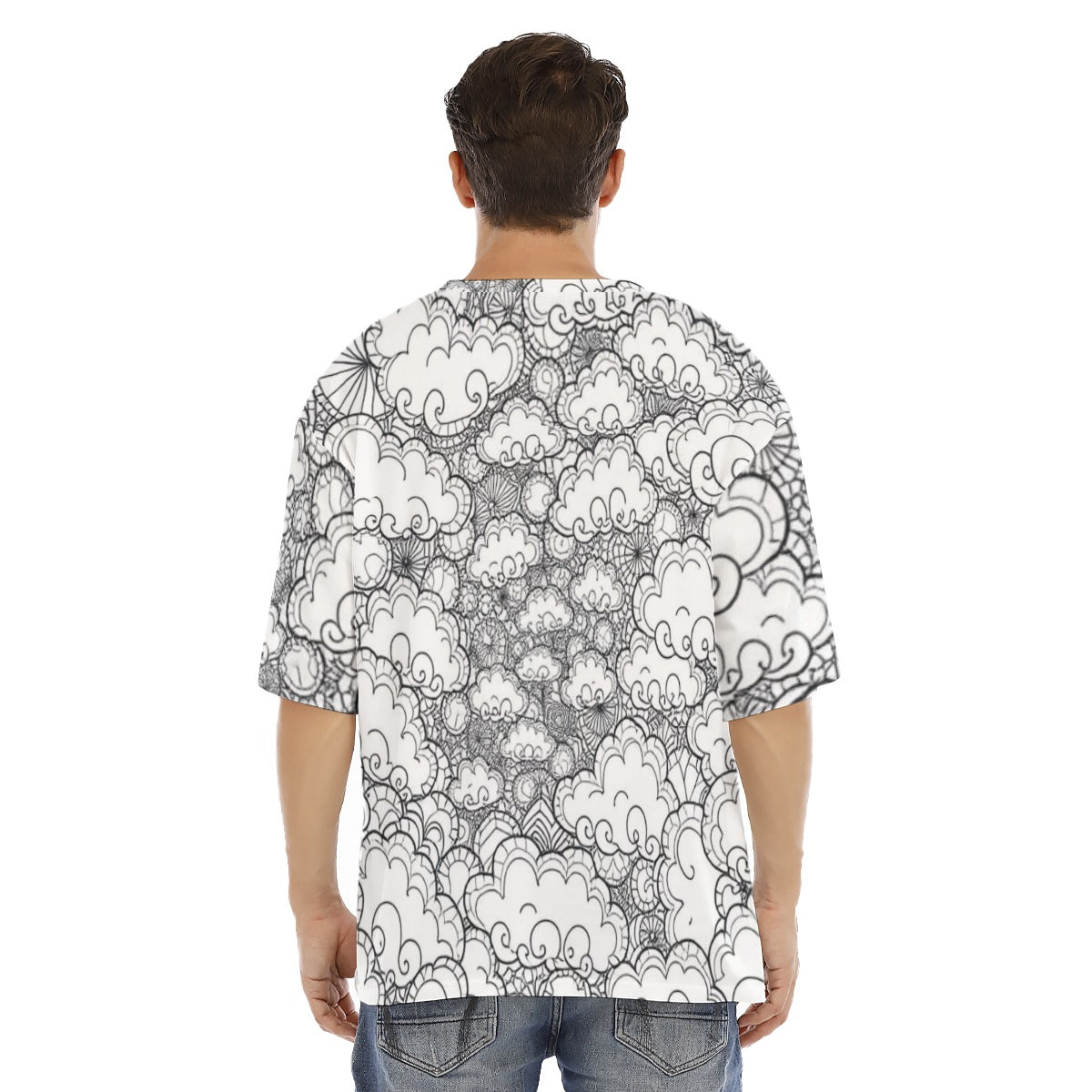 Men's Drop Shoulder T-shirt With Short Sleeve
