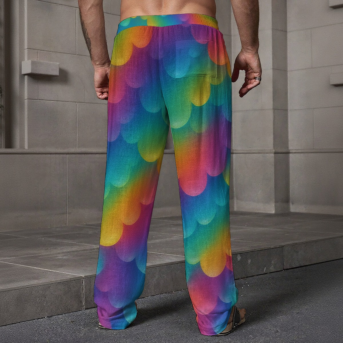 Men's Loose Casual Pants With Pocket