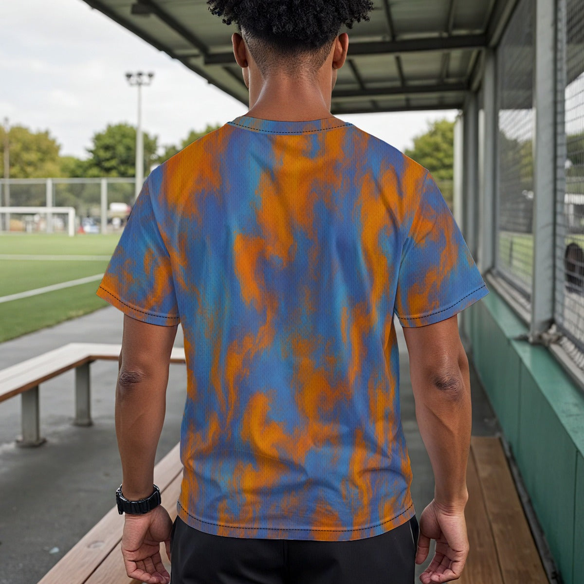 Unisex Drop Shoulder Crew Neck T-Shirt