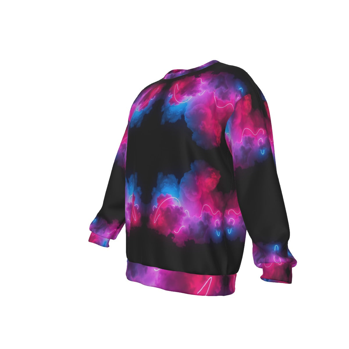 Men's Drop Shoulder Round Neck Long-Sleeved Sweatshirt