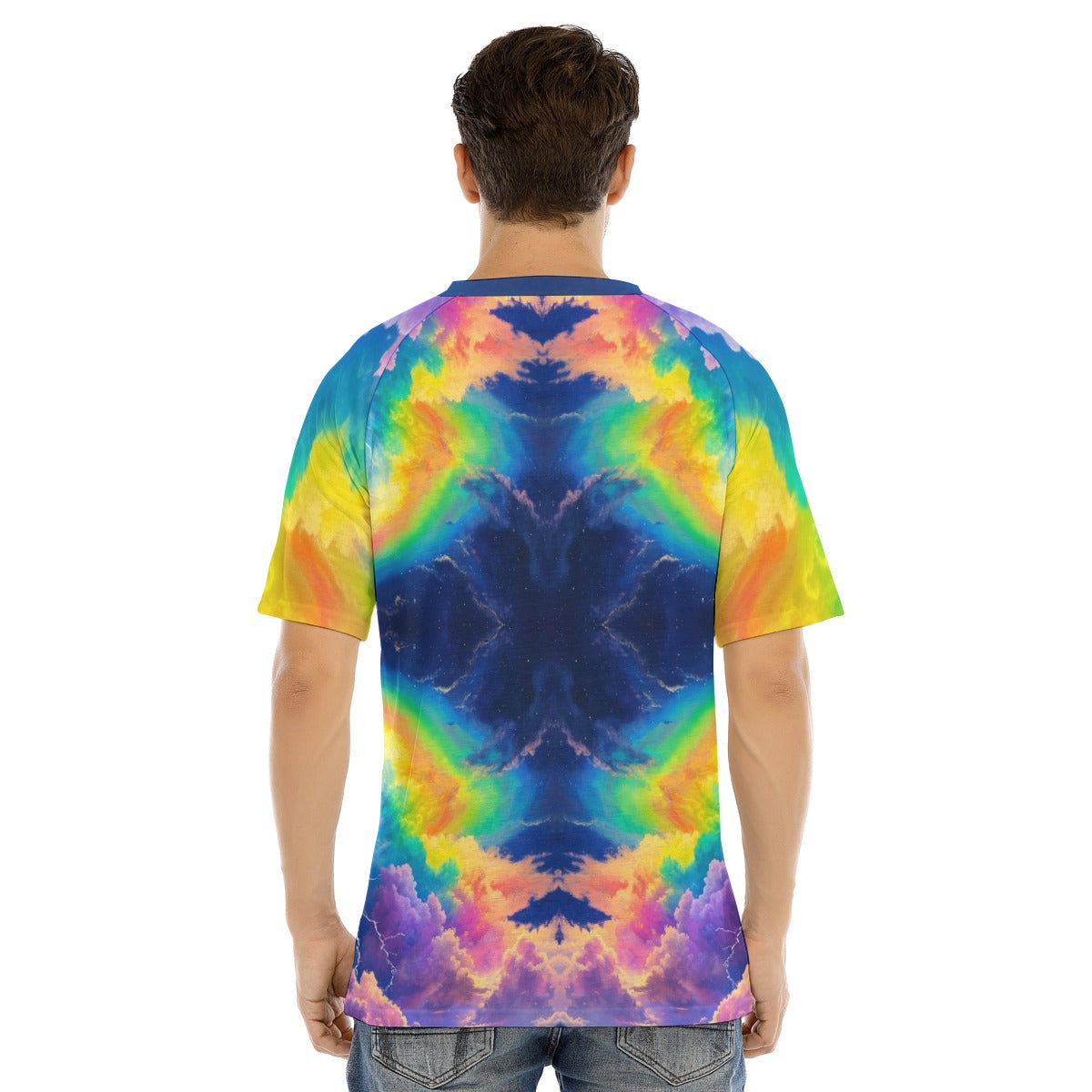Men's Raglan Sleeve T-shirt With Button Closure