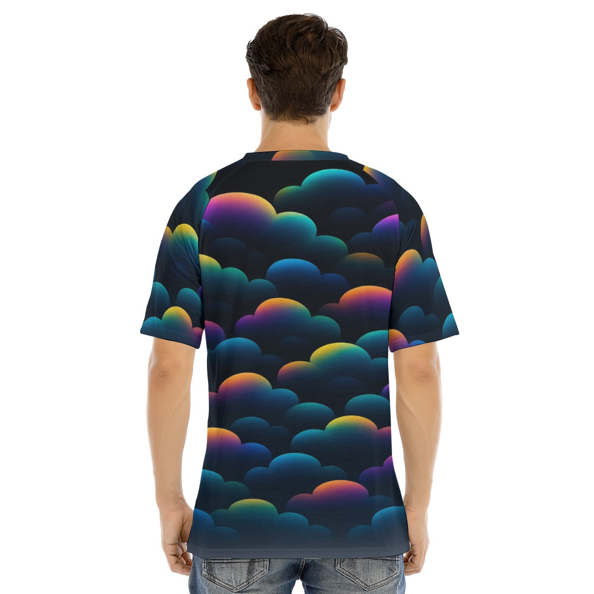 Men's Raglan Sleeve T-shirt With Button Closure