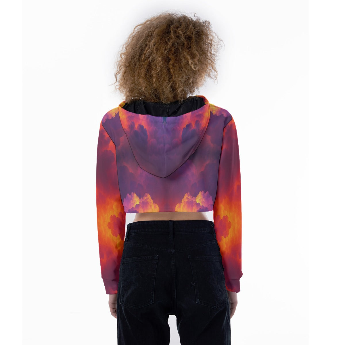 Women's Crop Top Hoodie