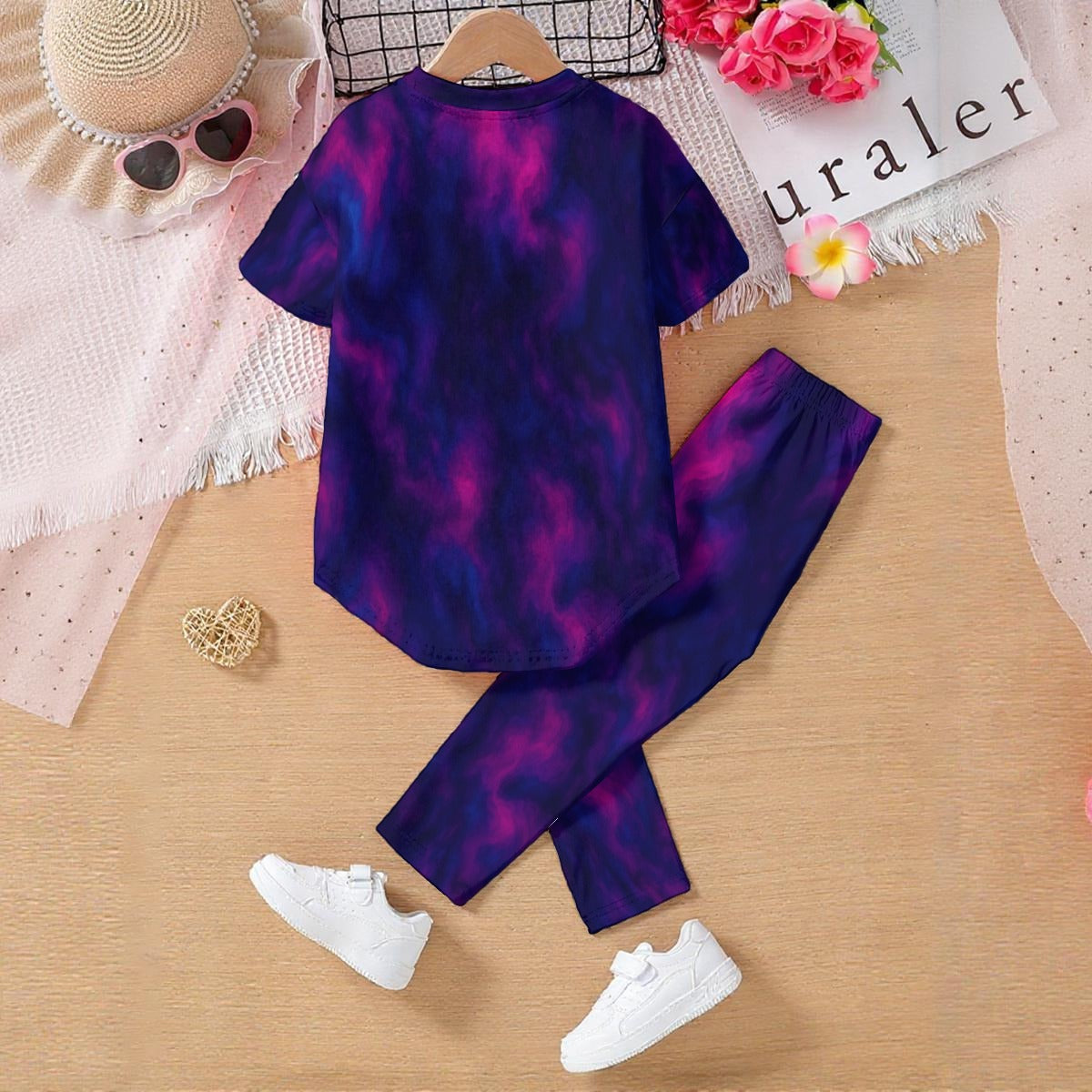 Unisex Kids' Casual Top and Pants Set