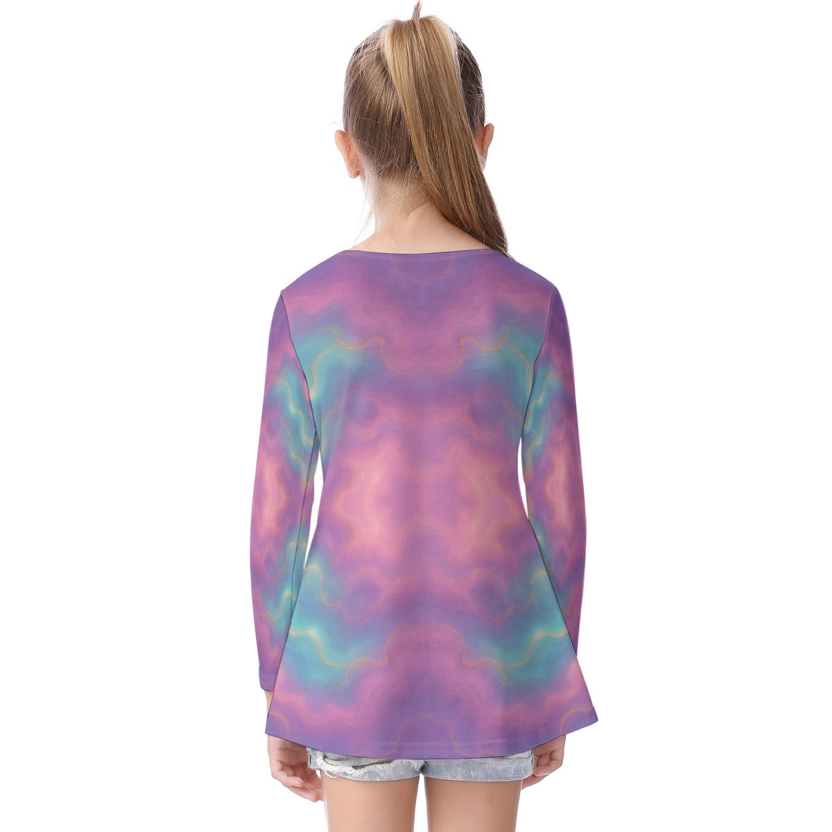 Unisex Kid's Long Sleeve O-neck T-shirt