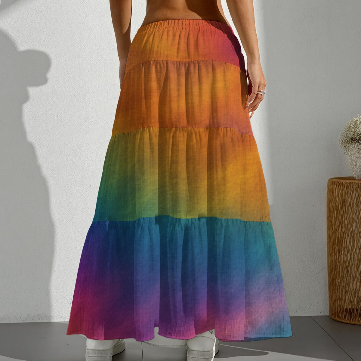 Women's Pleated Long Skirt