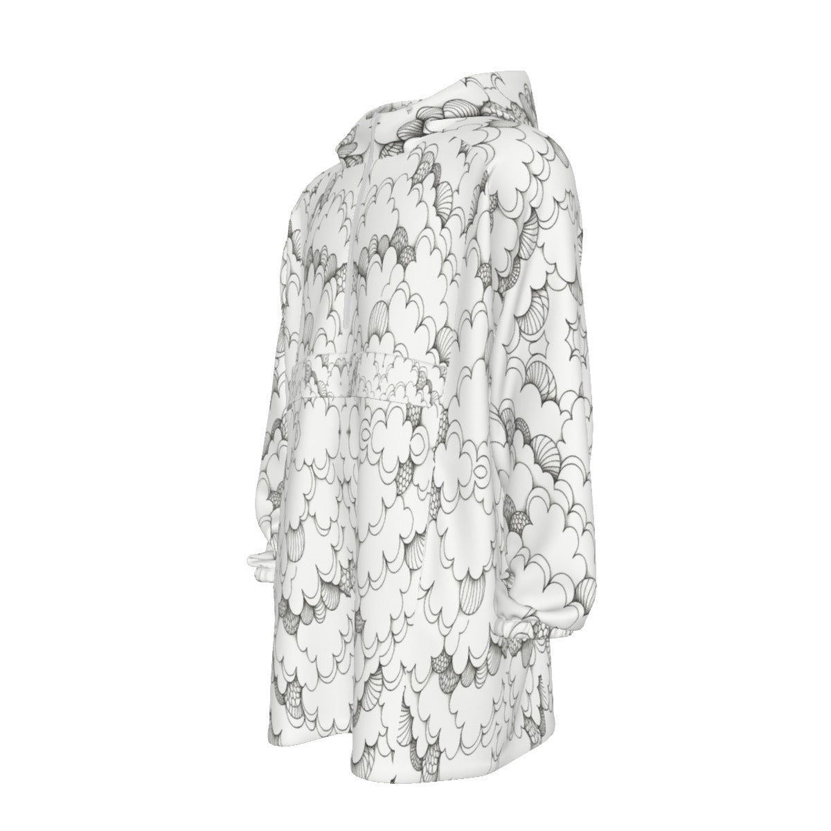 Unisex Windbreaker Long Jacket