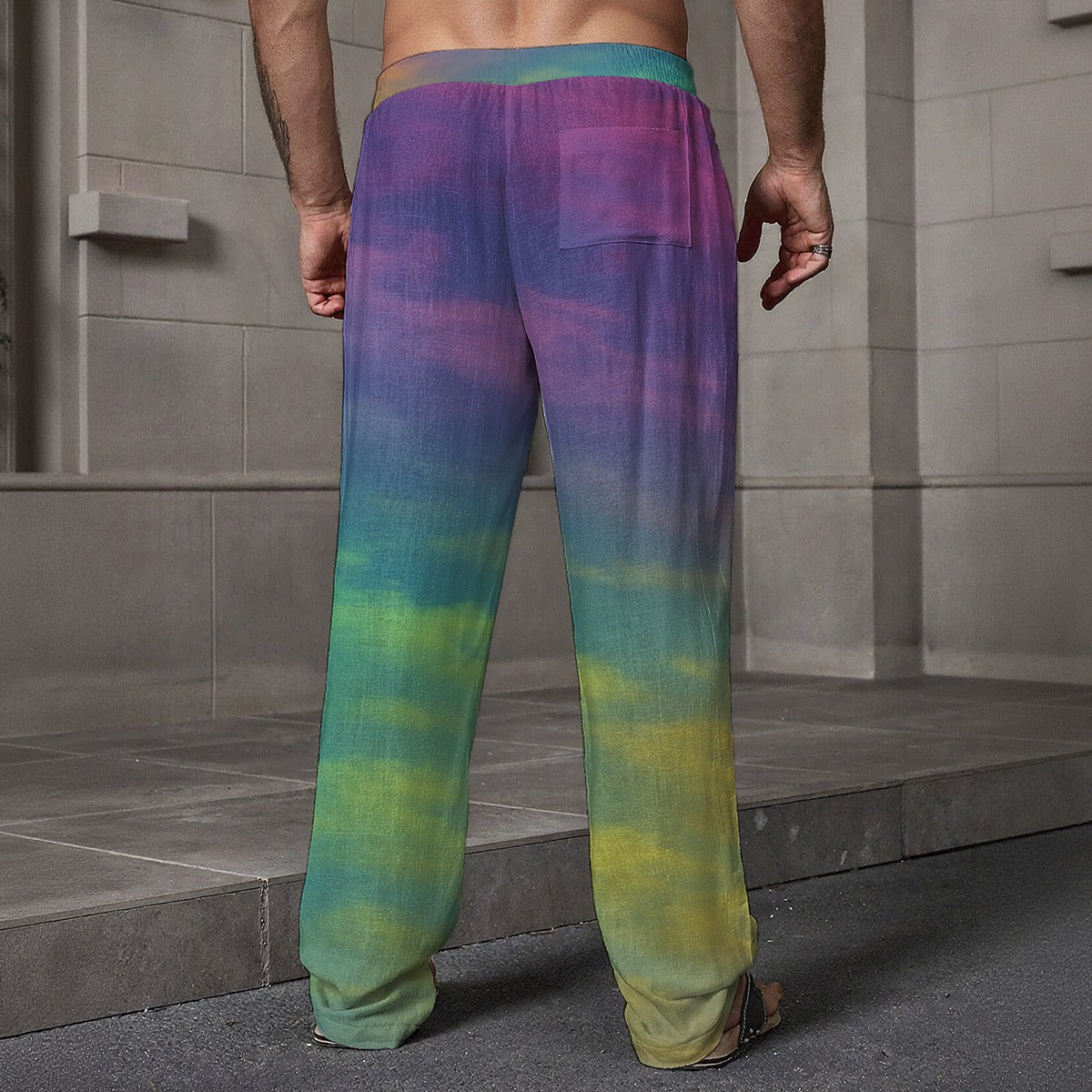 Men's Loose Casual Pants With Pocket