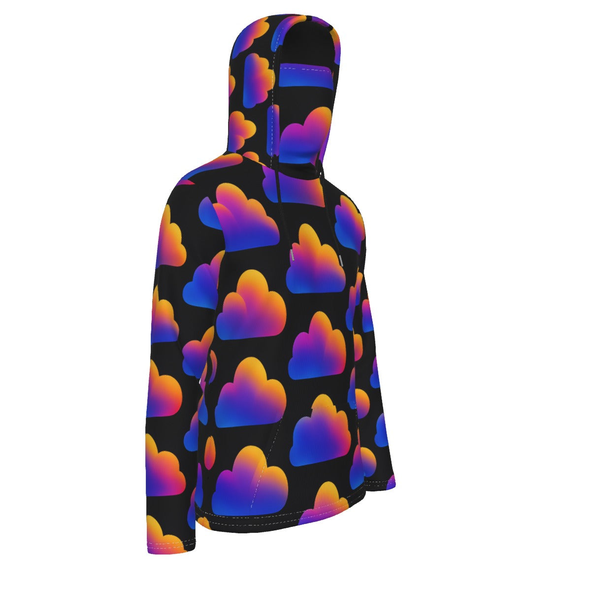 Men's Pullover Hoodie With Mask - view 4