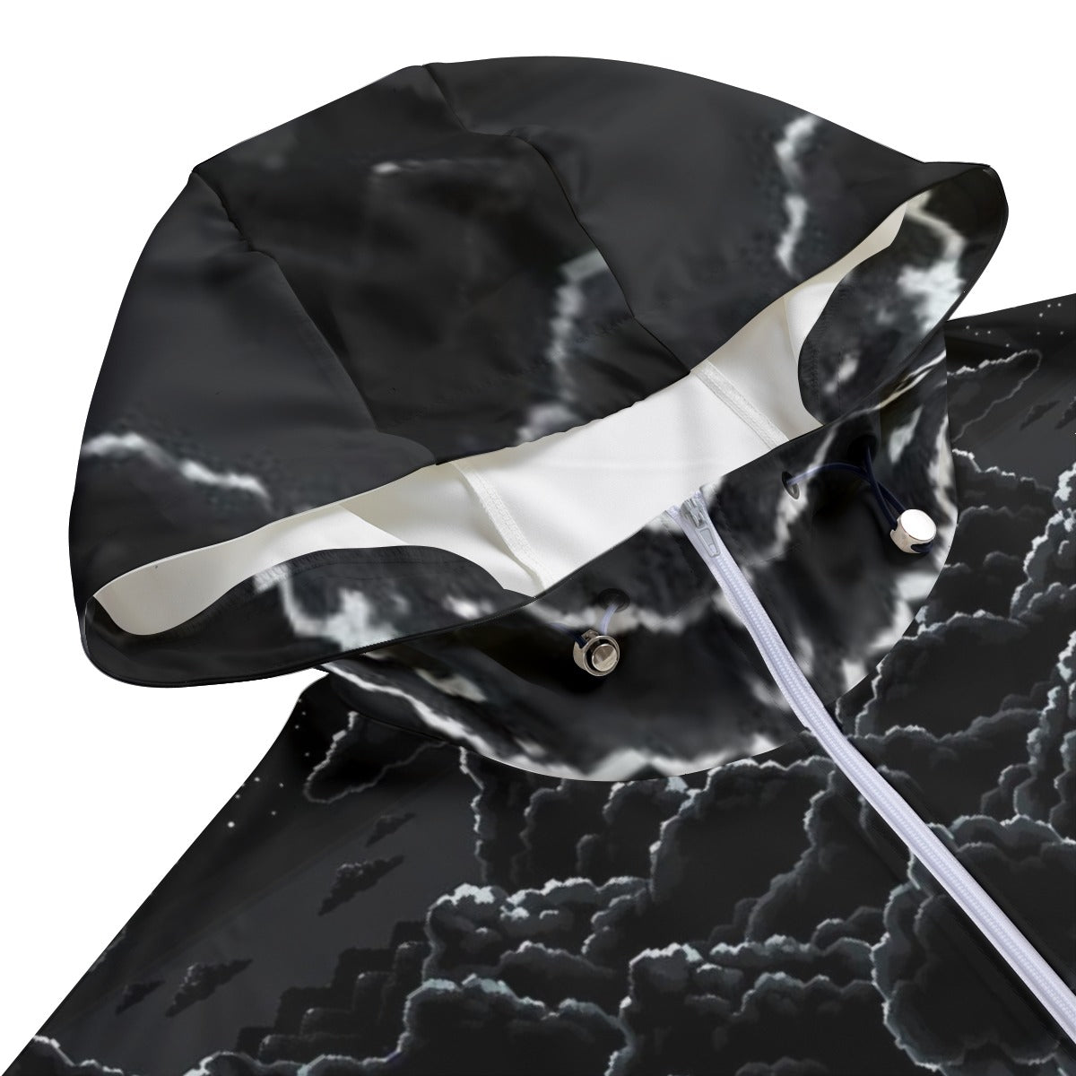Unisex Pullover Jacket With Zipper Closure