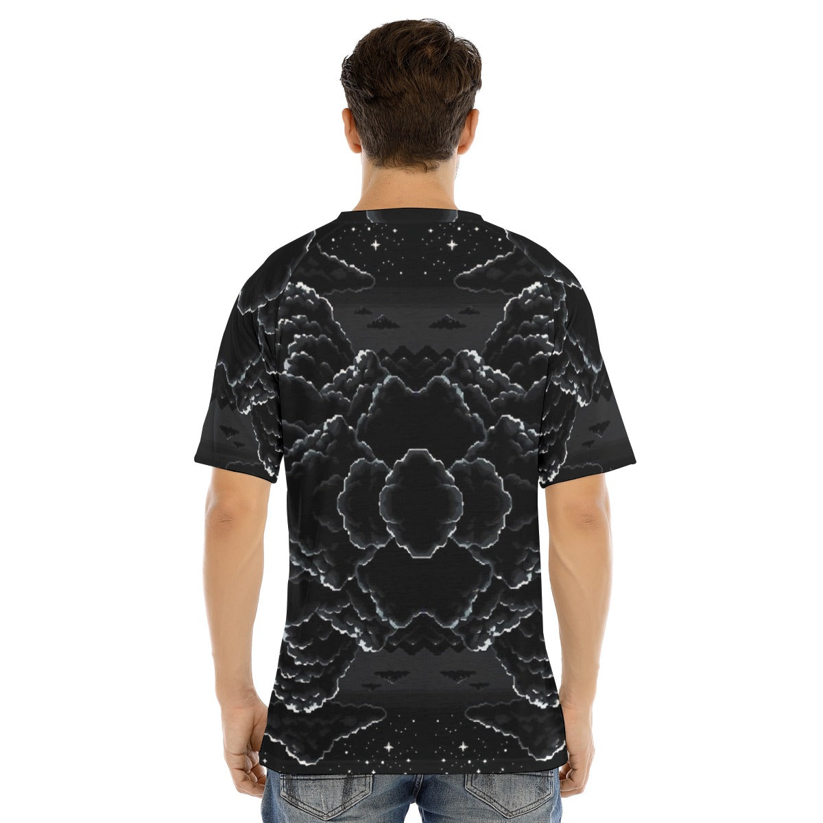 Men's Raglan Sleeve T-shirt With Button Closure