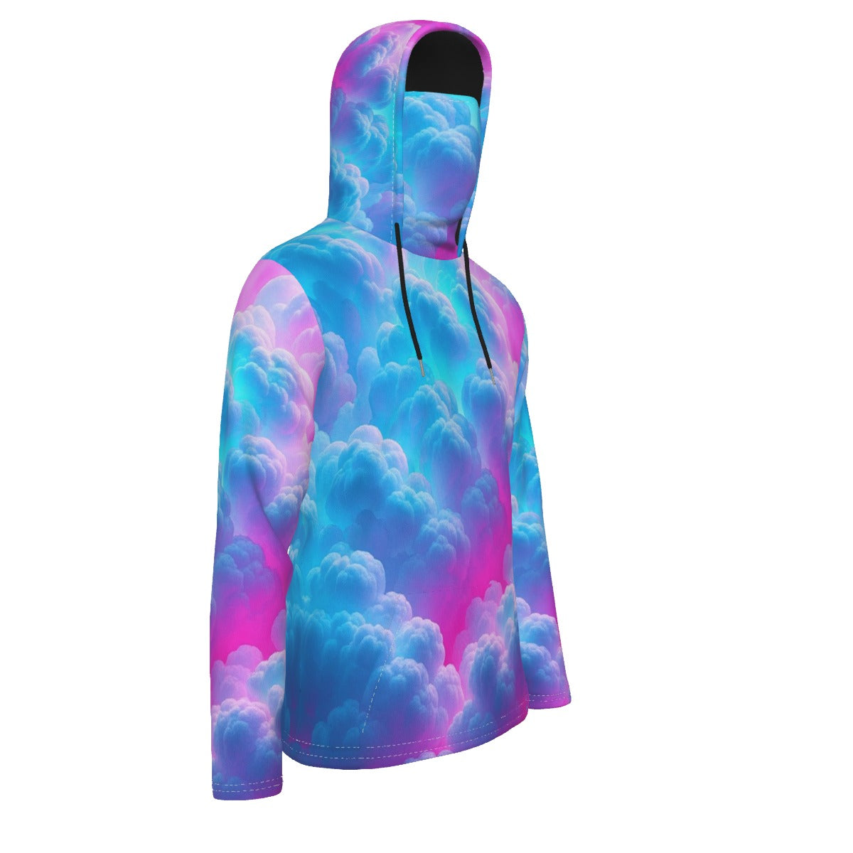 Men's Pullover Hoodie With Mask - view 4