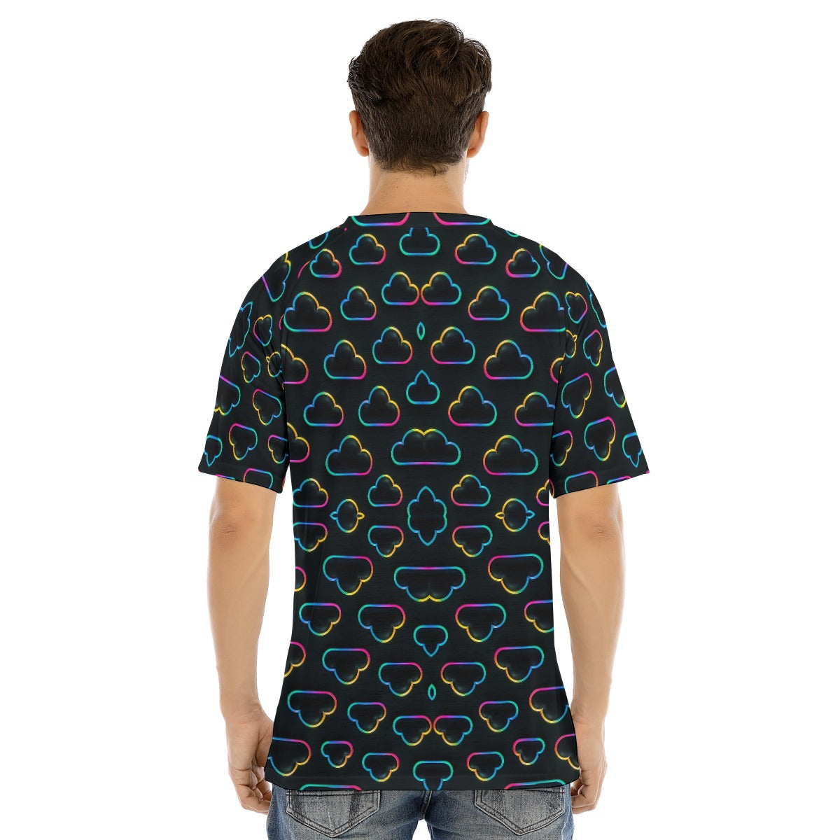Men's Raglan Sleeve T-shirt With Button Closure