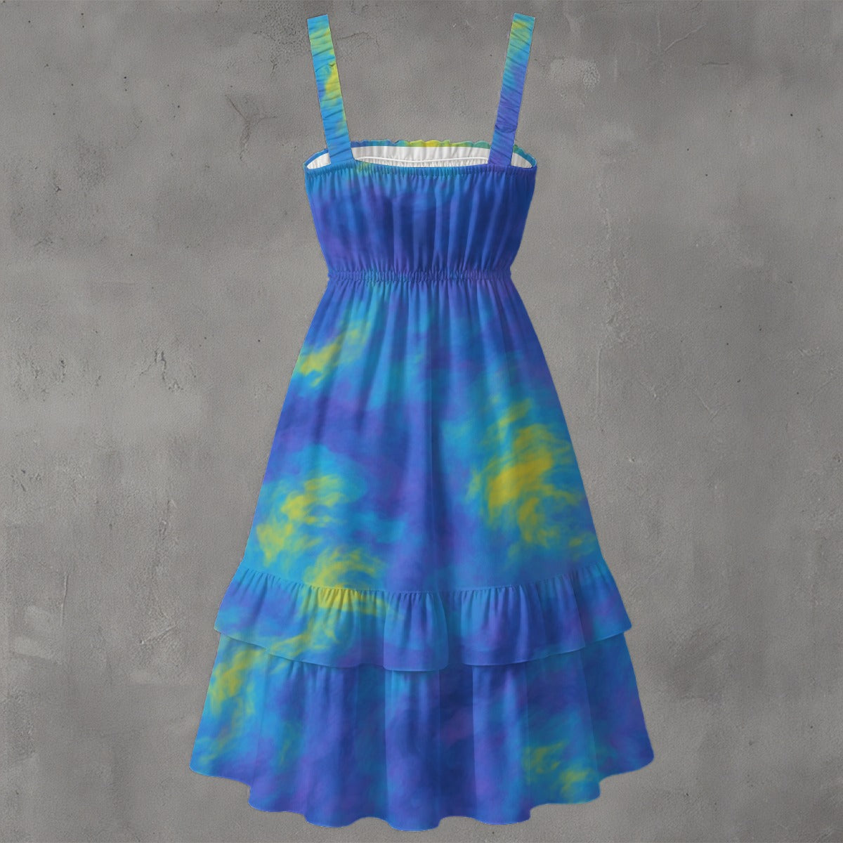 Unisex Women‘s Ruffle Hem Dress