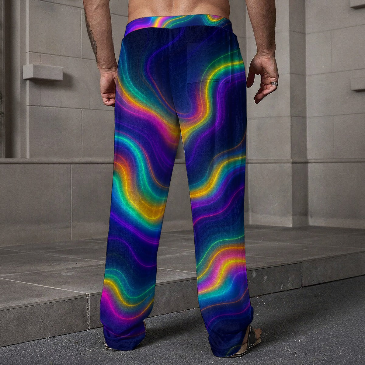 Men's Loose Casual Pants With Pocket