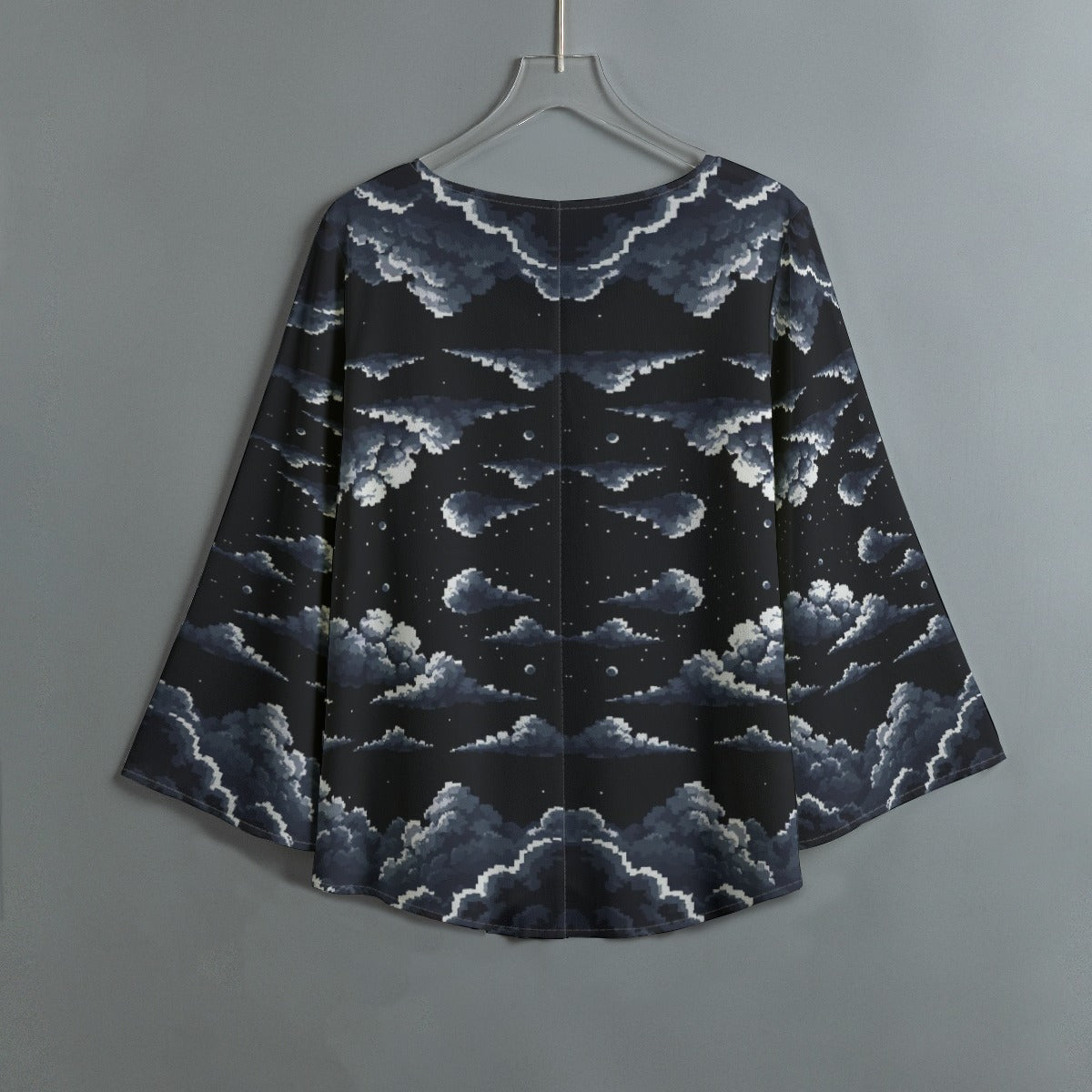 Women's V-neck T-shirt With Irregular Hem