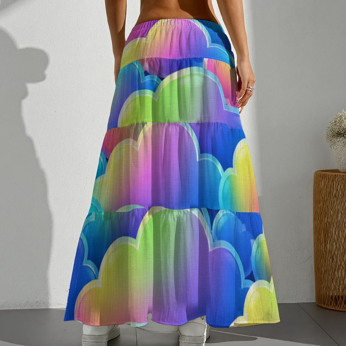 Women's Pleated Long Skirt