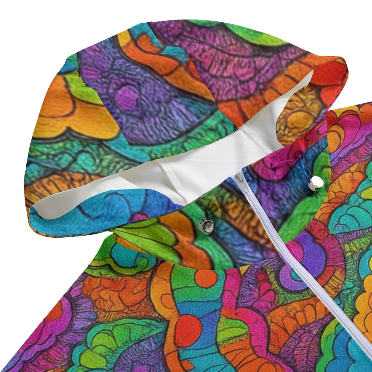 Unisex Pullover Jacket With Zipper Closure