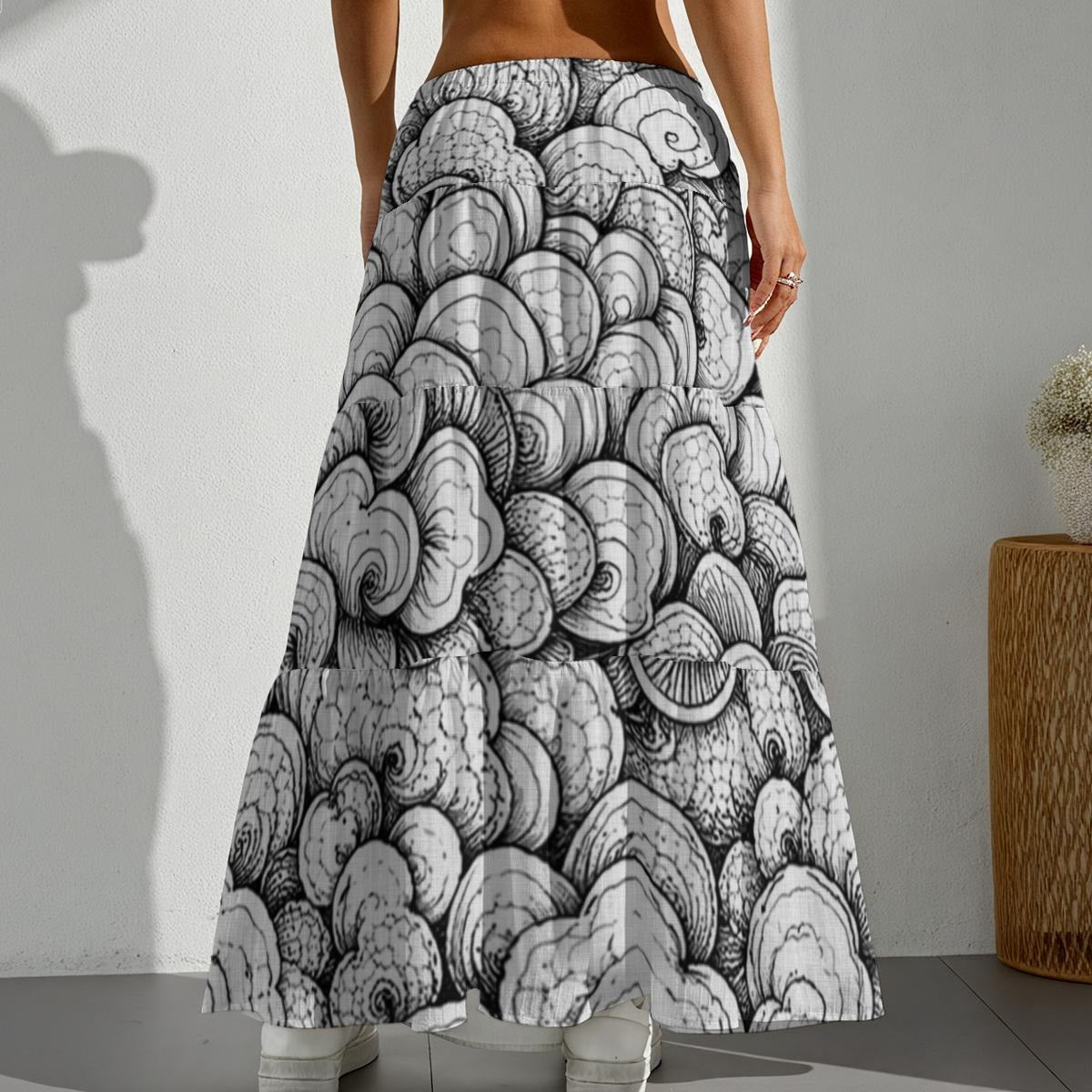 Women's Pleated Long Skirt