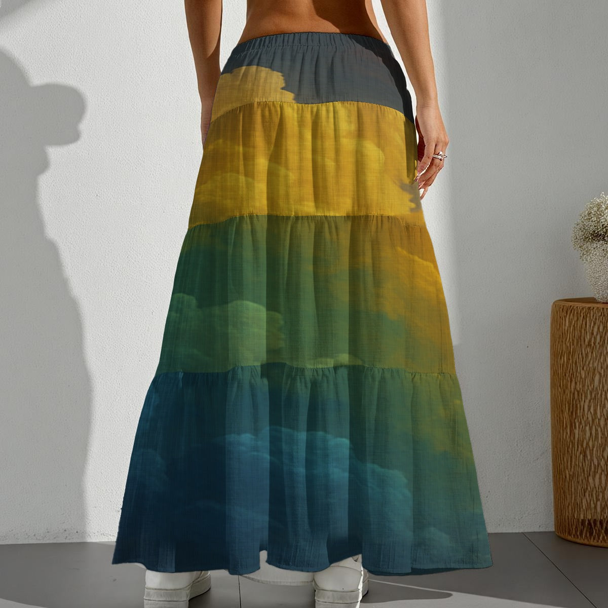 Women's Pleated Long Skirt