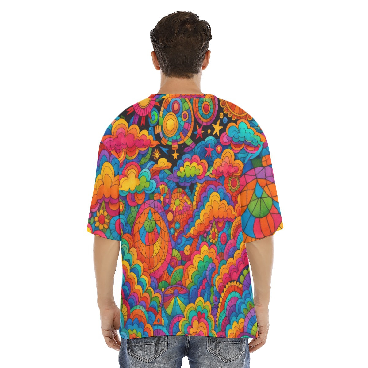 Men's Drop Shoulder T-shirt With Short Sleeve