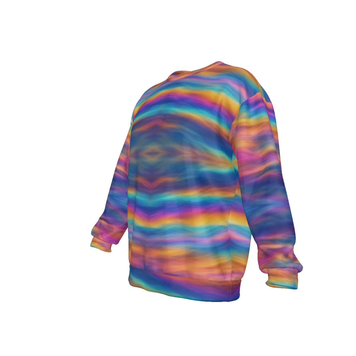 Men's Drop Shoulder Round Neck Long-Sleeved Sweatshirt