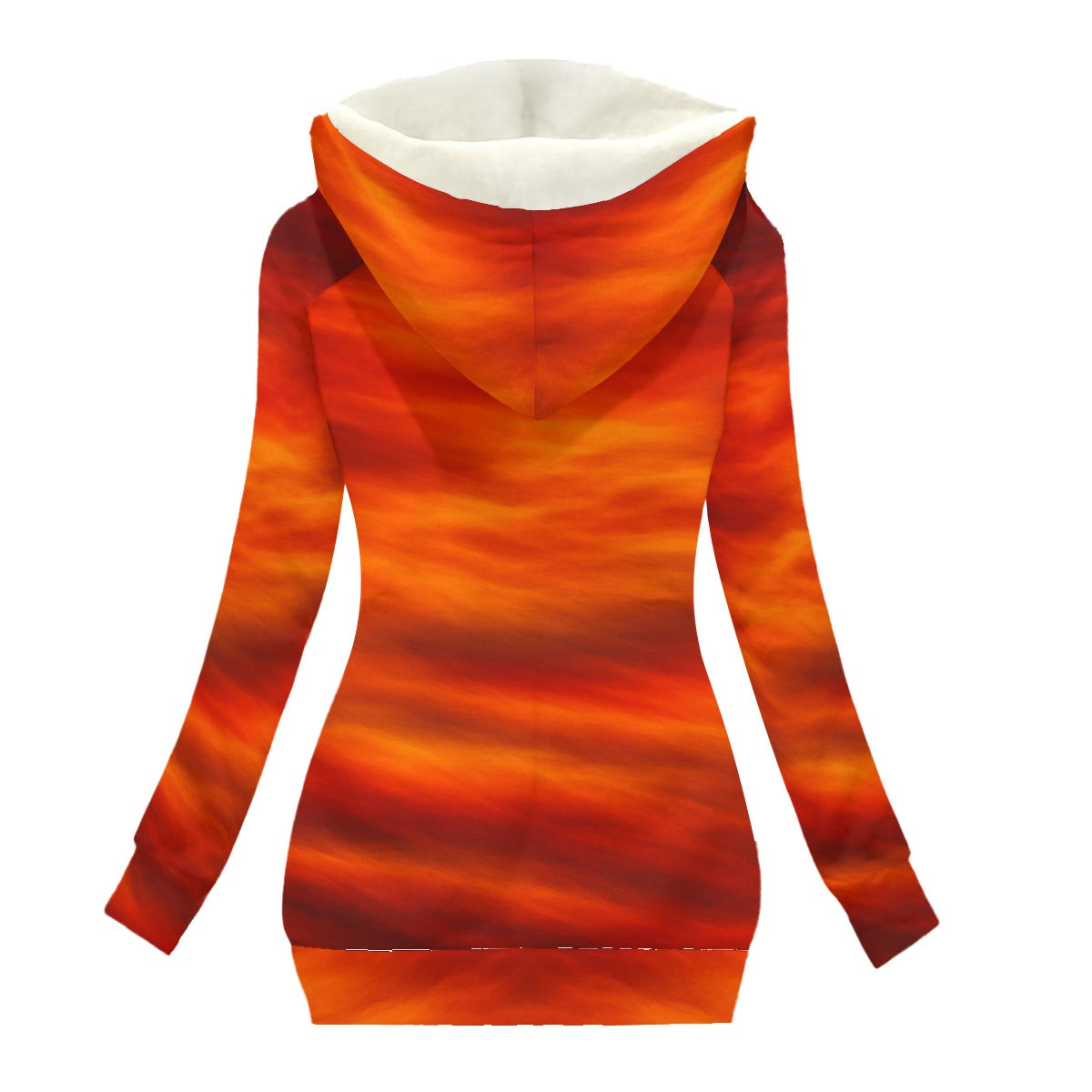 Women's Long Jacket With Fleece Lining