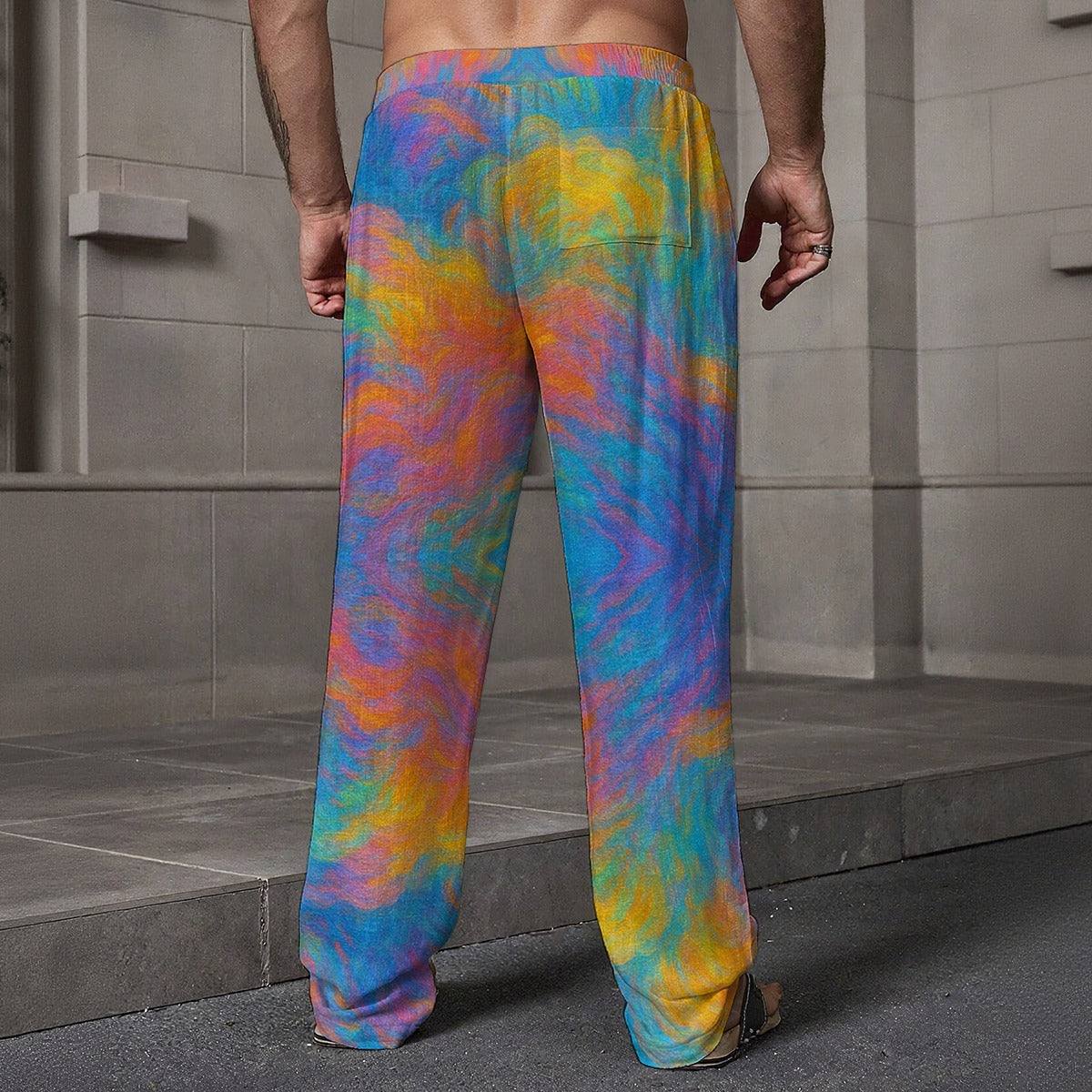 Men's Loose Casual Pants With Pocket