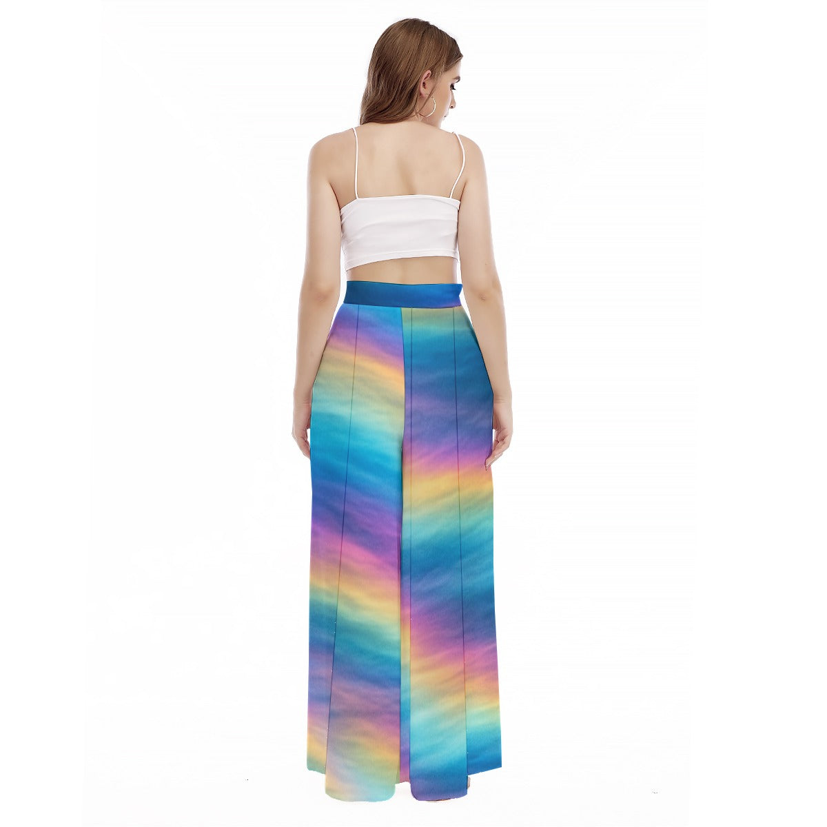 Women's High Waist Wide Leg Trousers