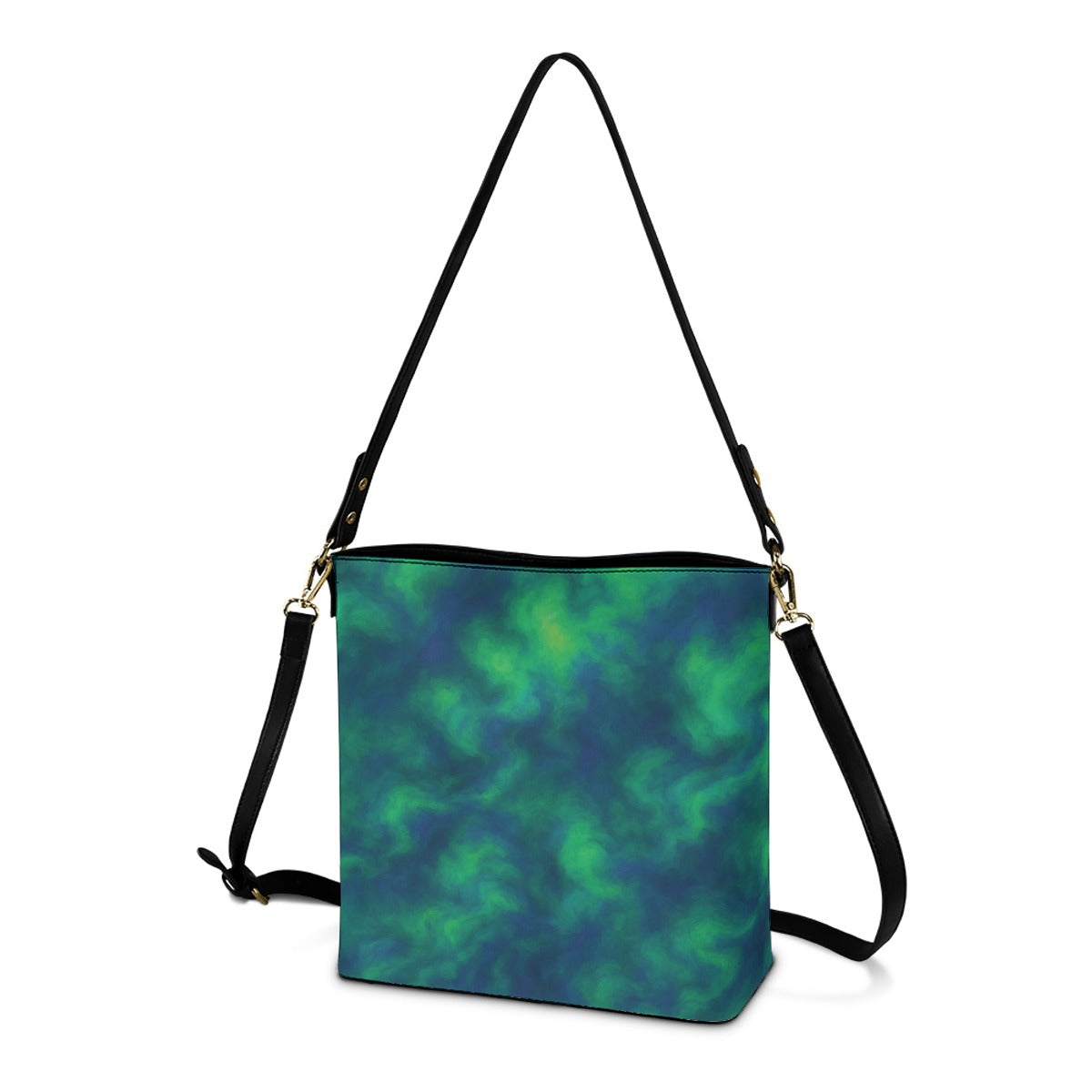 Unisex Minimalist Square Crossbody Bucket Bag