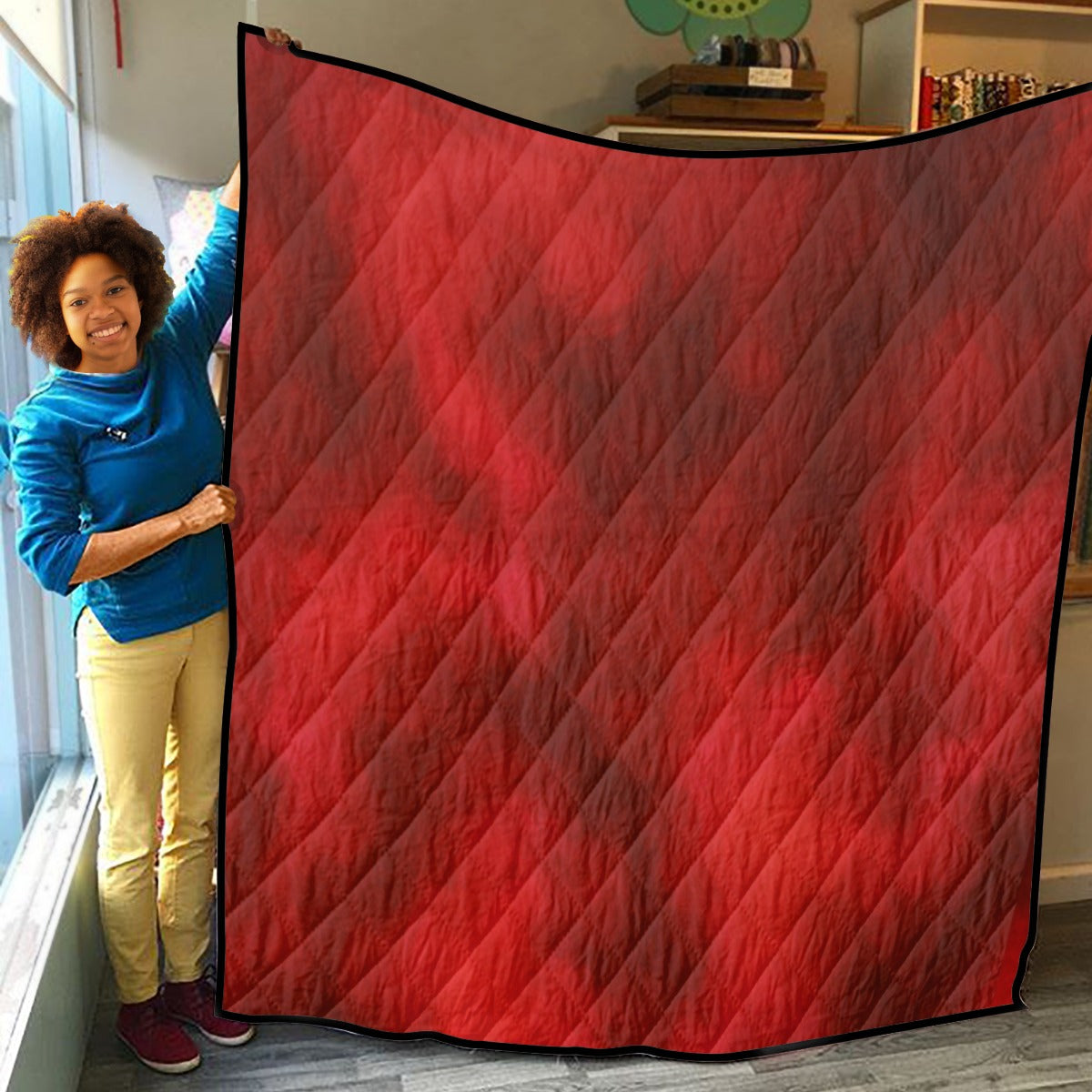 Unisex Lightweight & Breathable Quilt With Edge-wrapping Strips