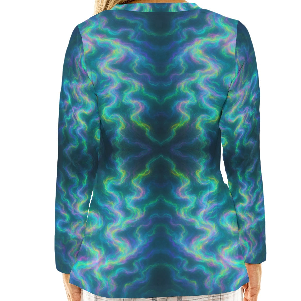 Women's Loose V-Neck T-Shirt With Long Sleeve