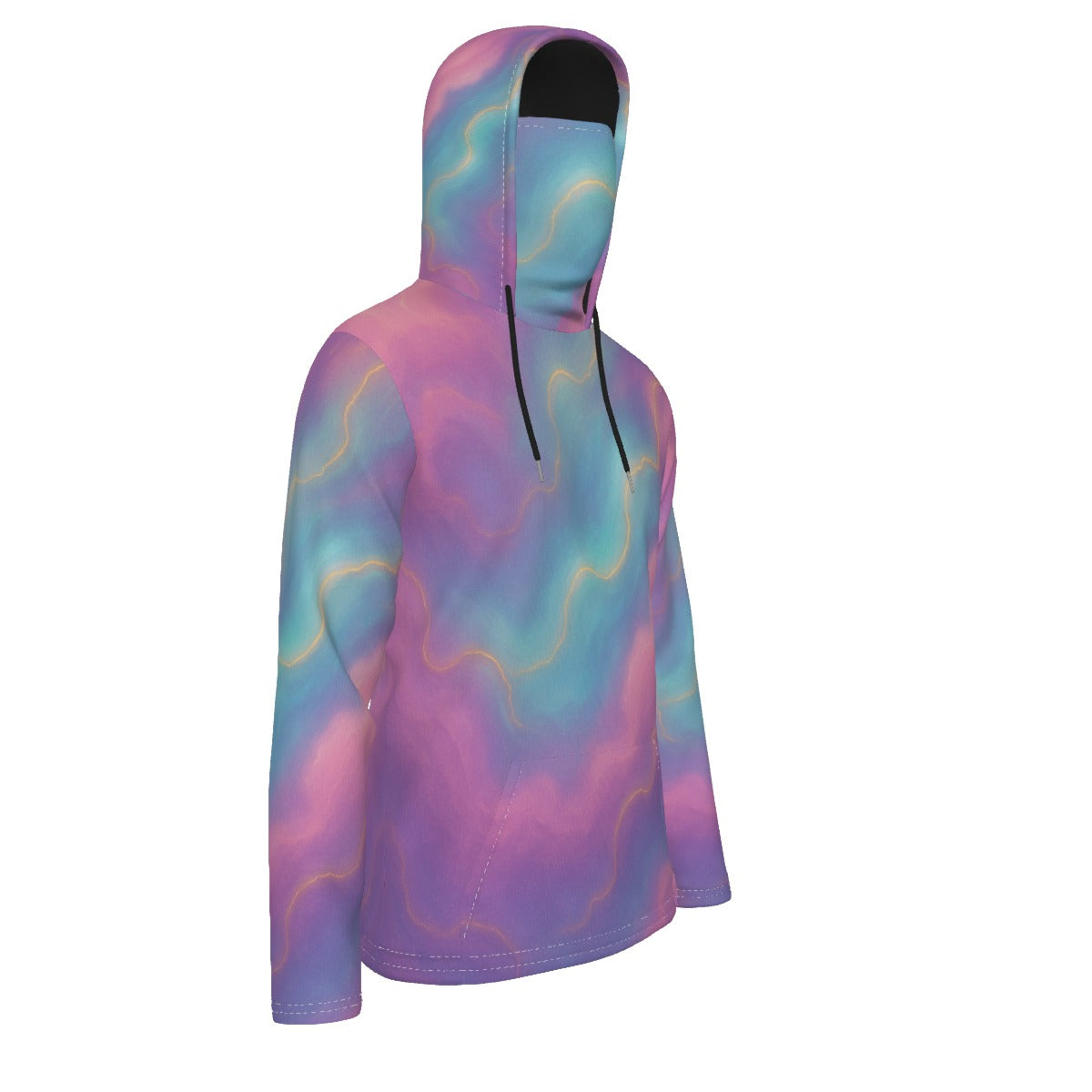Men's Pullover Hoodie With Mask - view 4