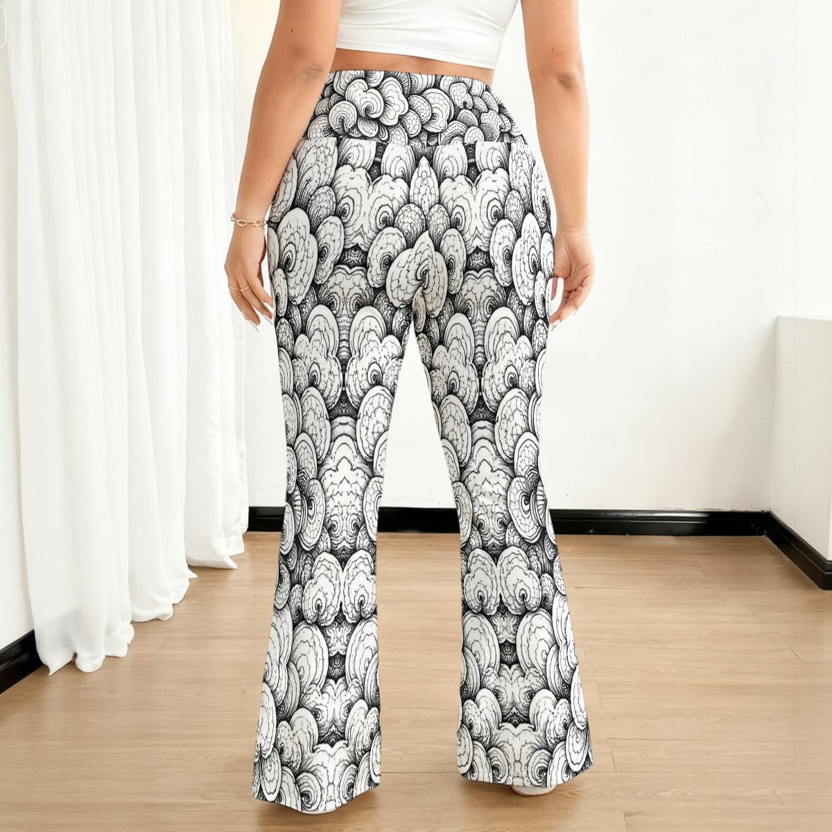 All-over print Women's Flare Yoga Pants
